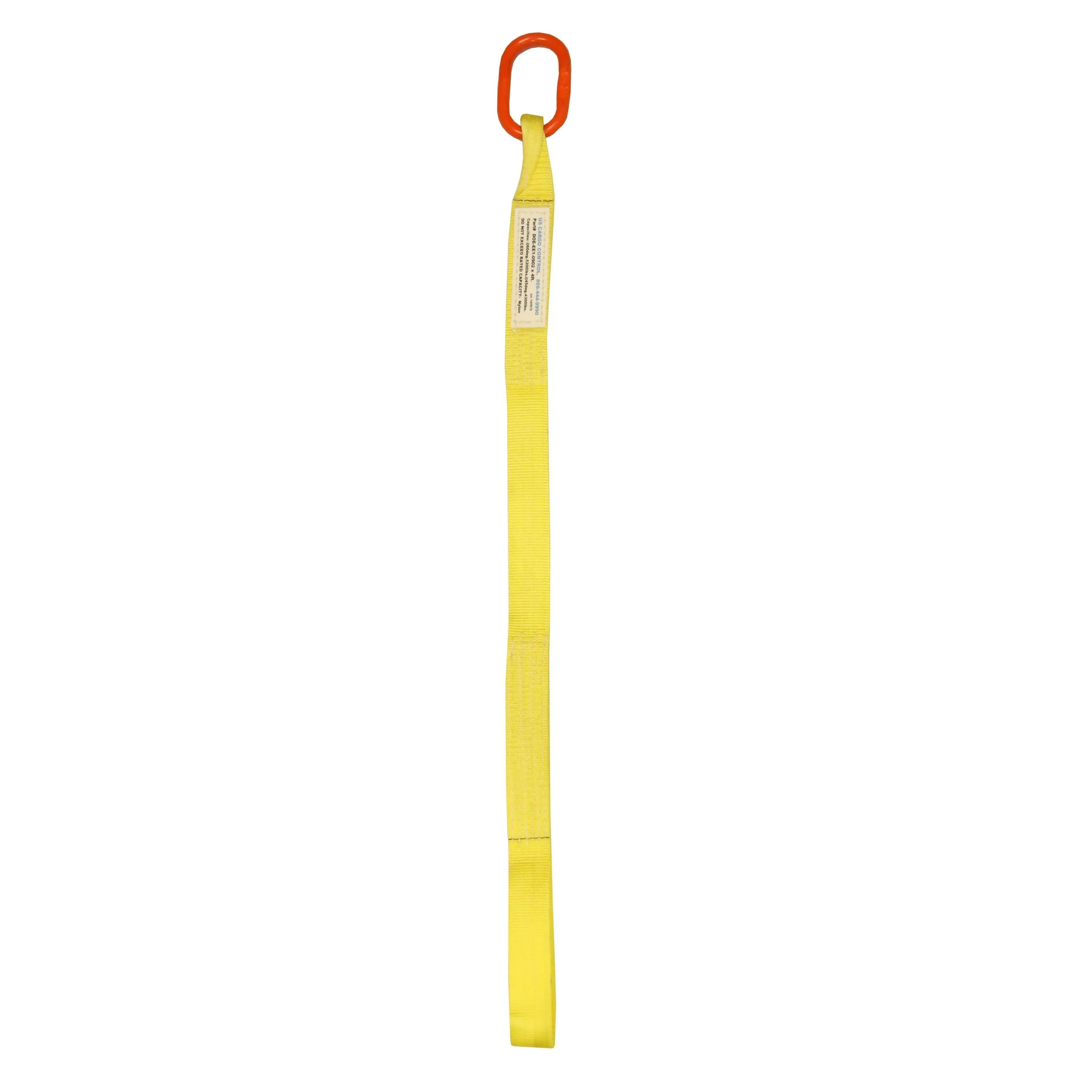 2"x3' (1 ply) Single Leg Nylon Sling w/ Master Link & Sewn Loop