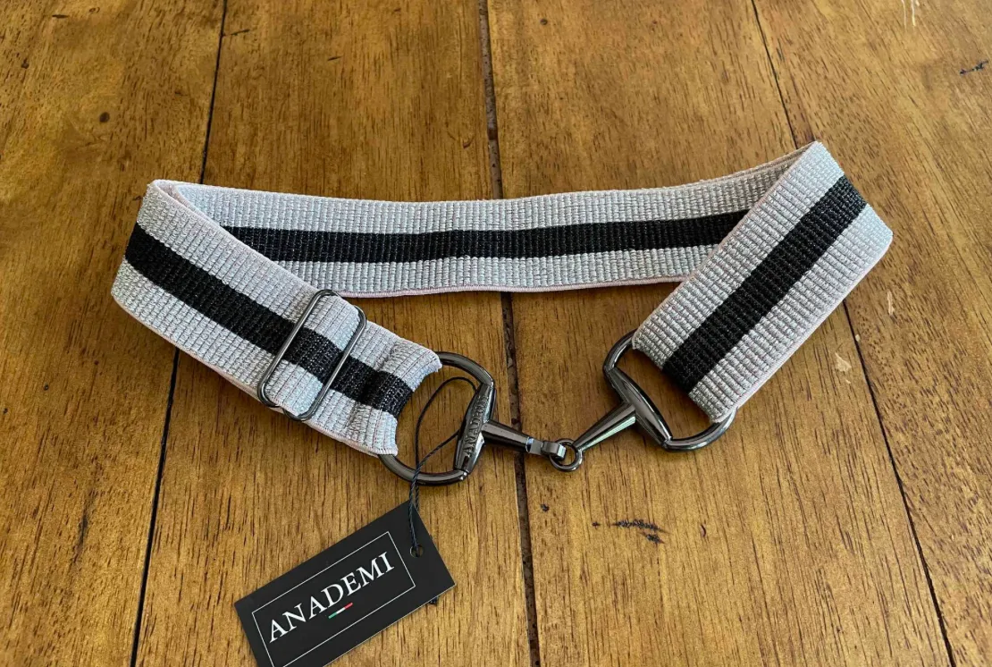 Anademi Bit Stretch Belt - Prints, Stripes, Textures