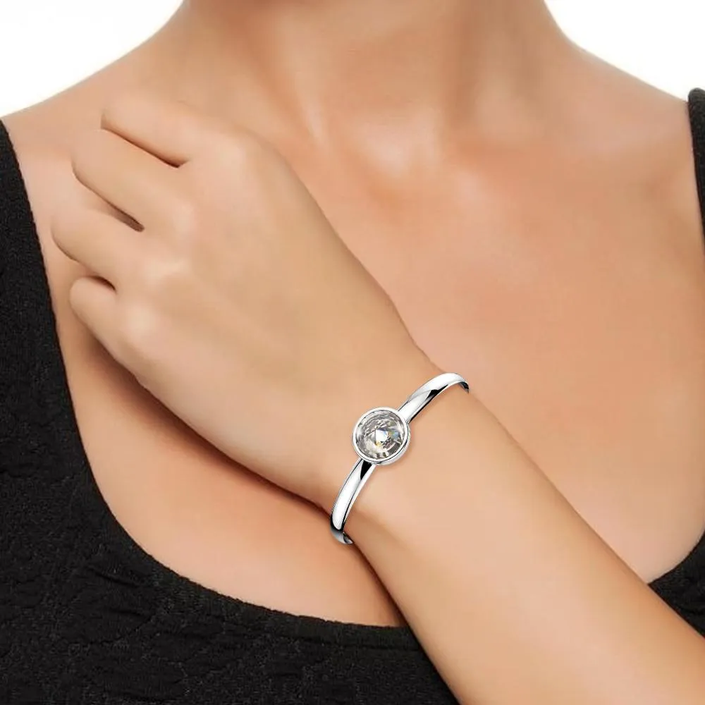 Blair Bangle Embellished With SWAROVSKI Crystals