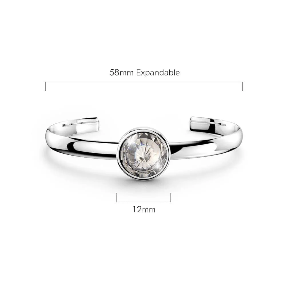 Blair Bangle Embellished With SWAROVSKI Crystals