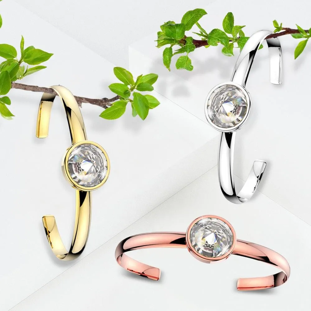 Blair Bangle Embellished With SWAROVSKI Crystals
