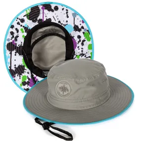Bucket Hat | Grey | Splatter Paint PreOrder