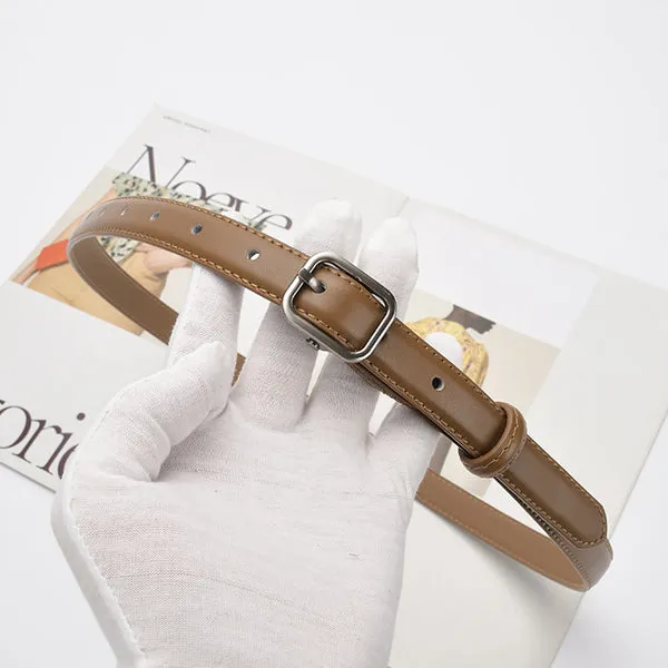 Caramel Women Genuine Leather Belt 焦糖色女士真皮皮带 KCBELT1099