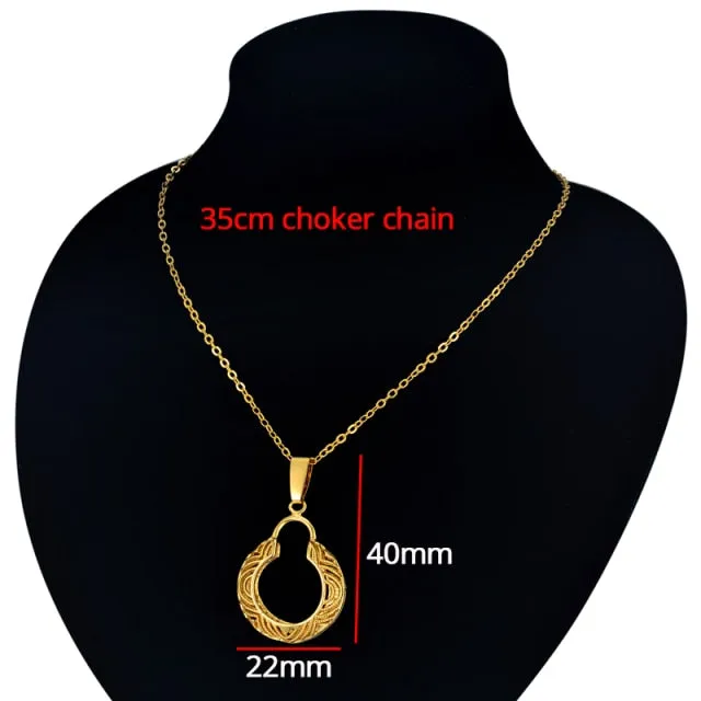 Clavicle Blade Necklace Chain, Stainless Steel 35 5cm