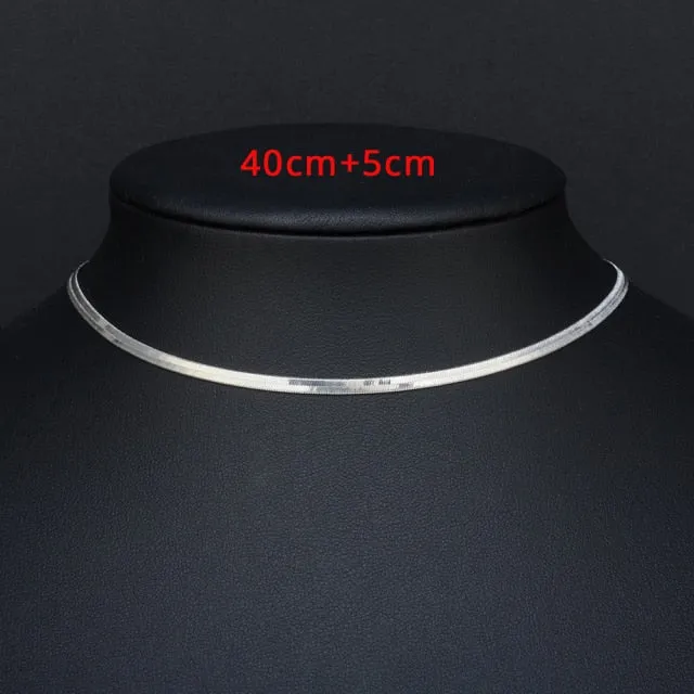 Clavicle Blade Necklace Chain, Stainless Steel 35 5cm