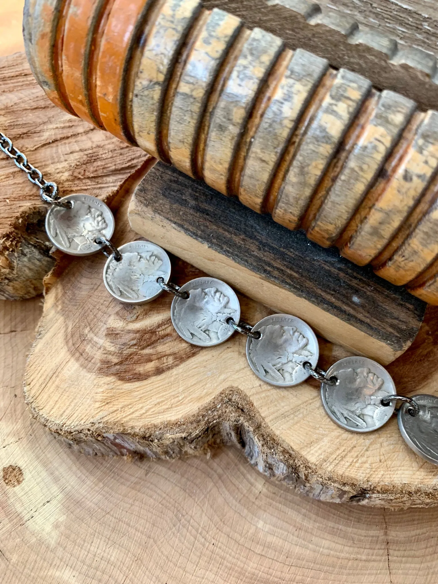 Handmade Buffalo Nickel Bracelet