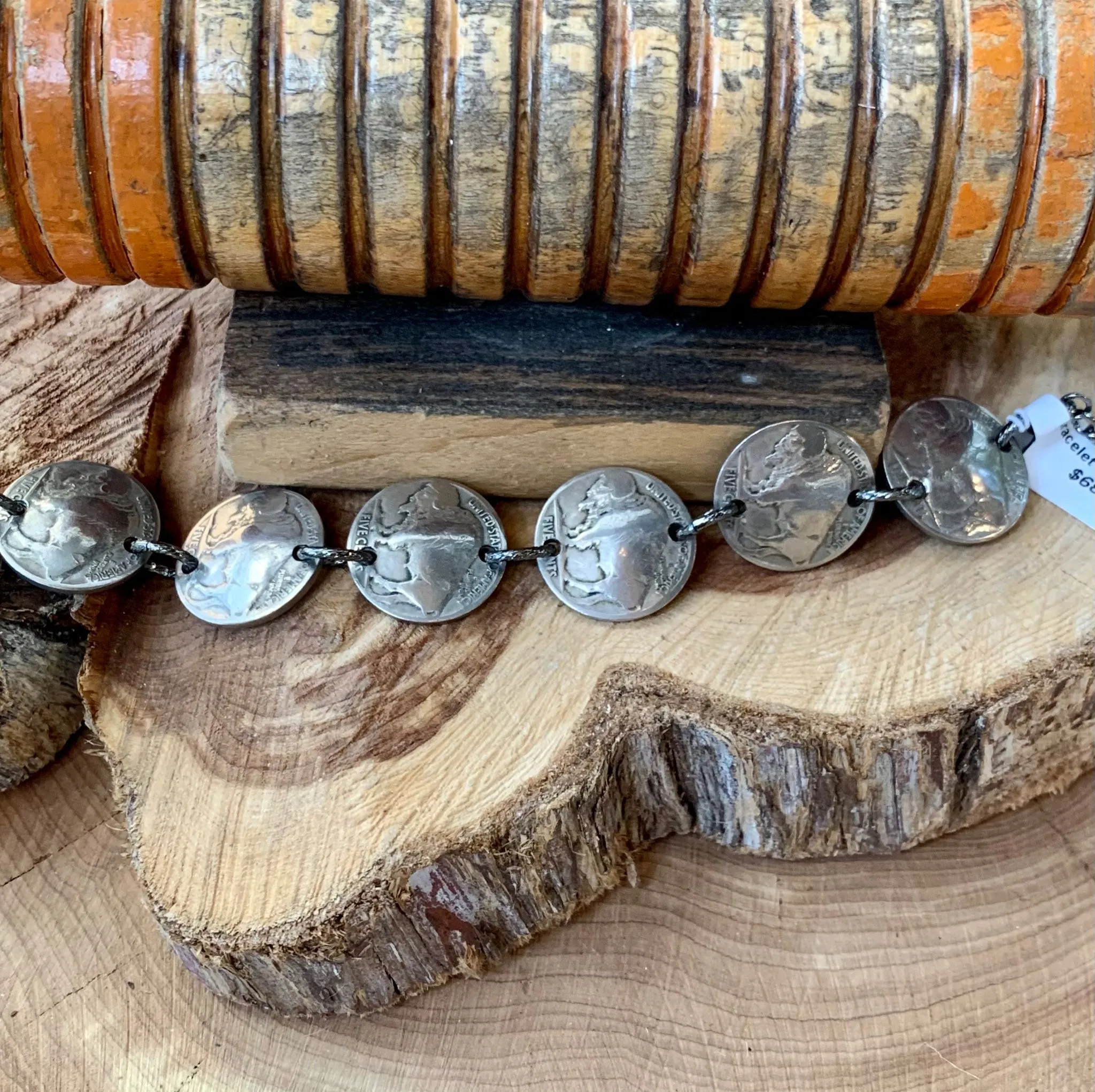 Handmade Buffalo Nickel Bracelet