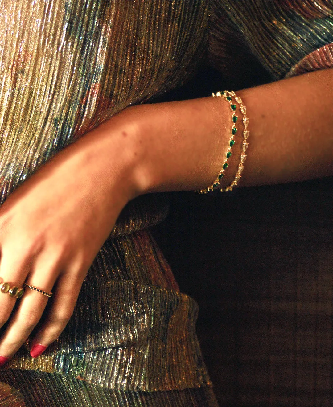 Natalie Emerald Bracelet