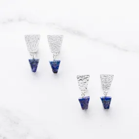 Nefertiti Lapis Lazuli Drop Earrings