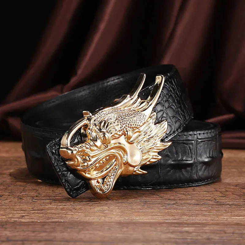 New Men's Belts Genuine Leather Alloy Smooth Buckle Belt Casual Business Men Belt High Quality Fashion Luxury Waistband 3.7cm