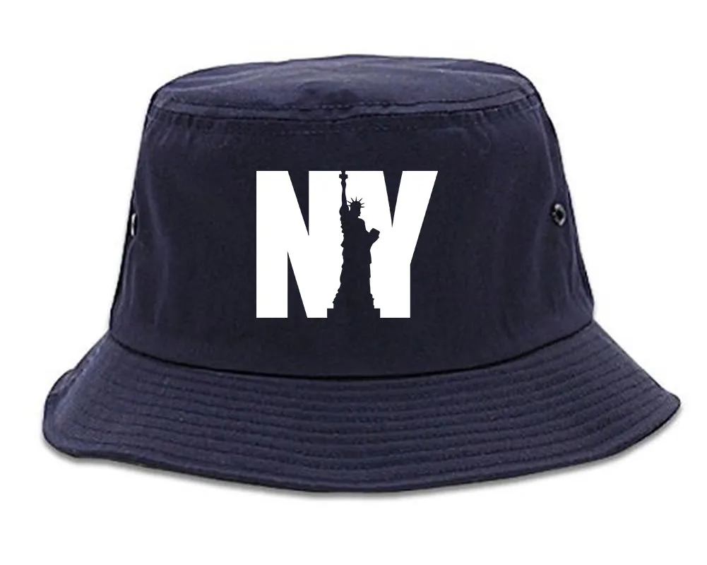 NY Statue Of Liberty Mens Bucket Hat