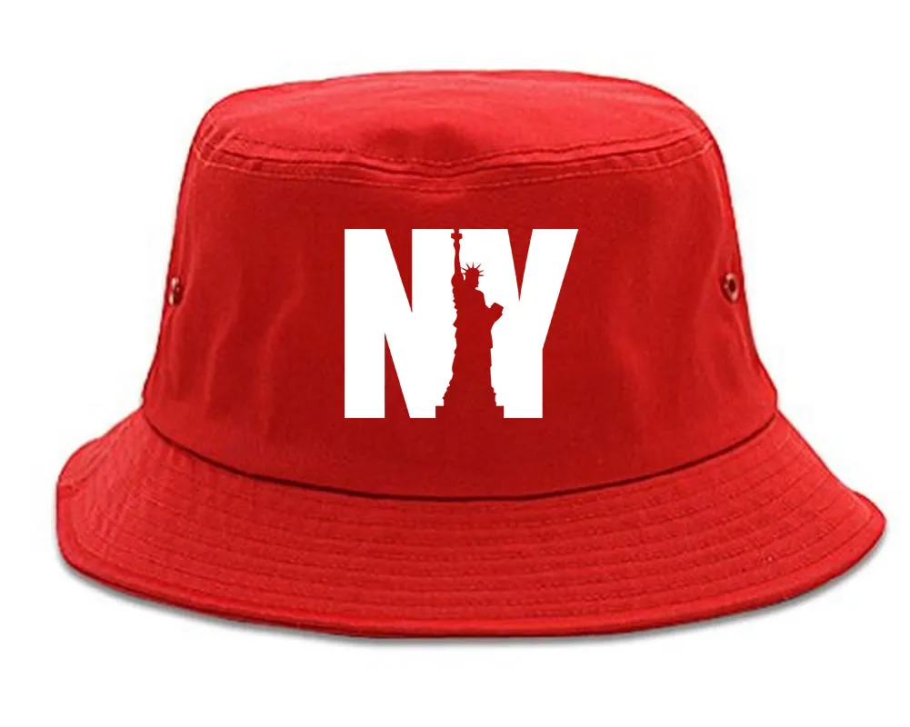 NY Statue Of Liberty Mens Bucket Hat