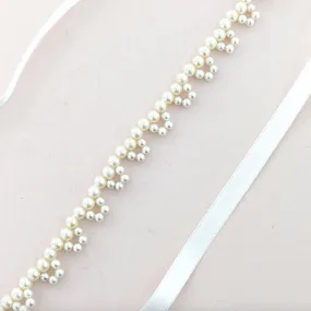 Pearl Belt for Vintage Wedding Dress