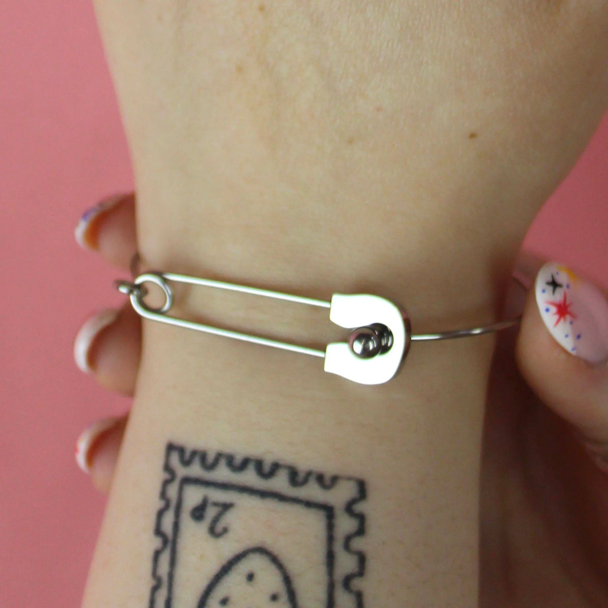 Safety Pin Bangle