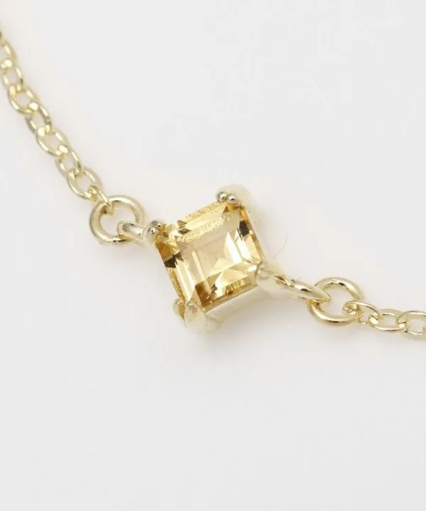 Square Cut Citrine Bracelet