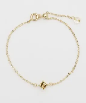 Square Cut Citrine Bracelet