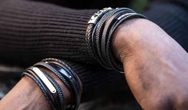 The Bolt Leather Bracelet
