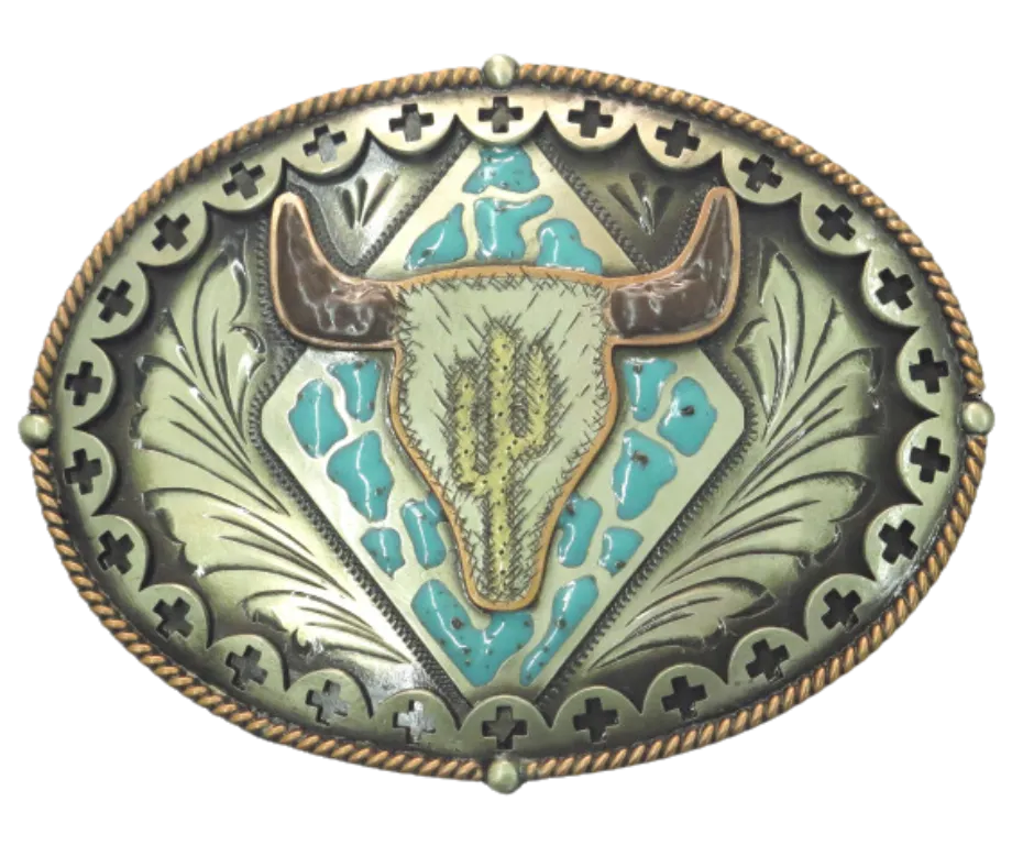 The "Buffalo Plains" Belt Buckle
